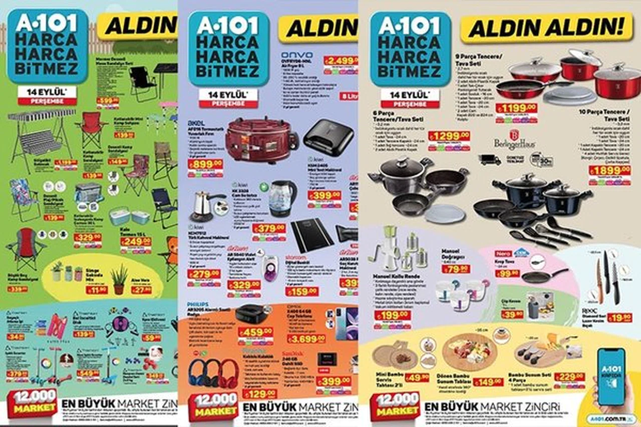A101 14 Eylül Aktüel Ürünleri ile Büyük İndirimler Sizleri Bekliyor!