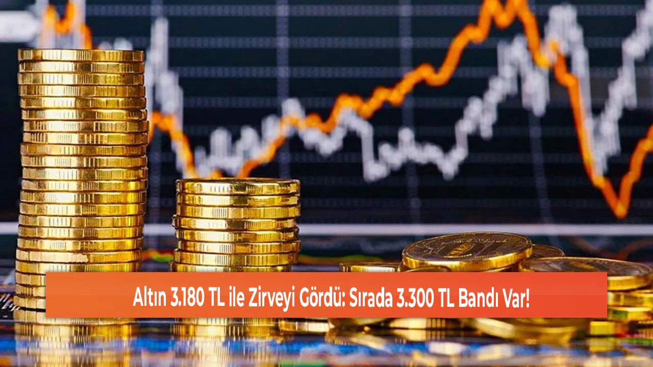 Altın 3.180 TL ile Zirveyi Gördü: Sırada 3.300 TL Bandı Var!