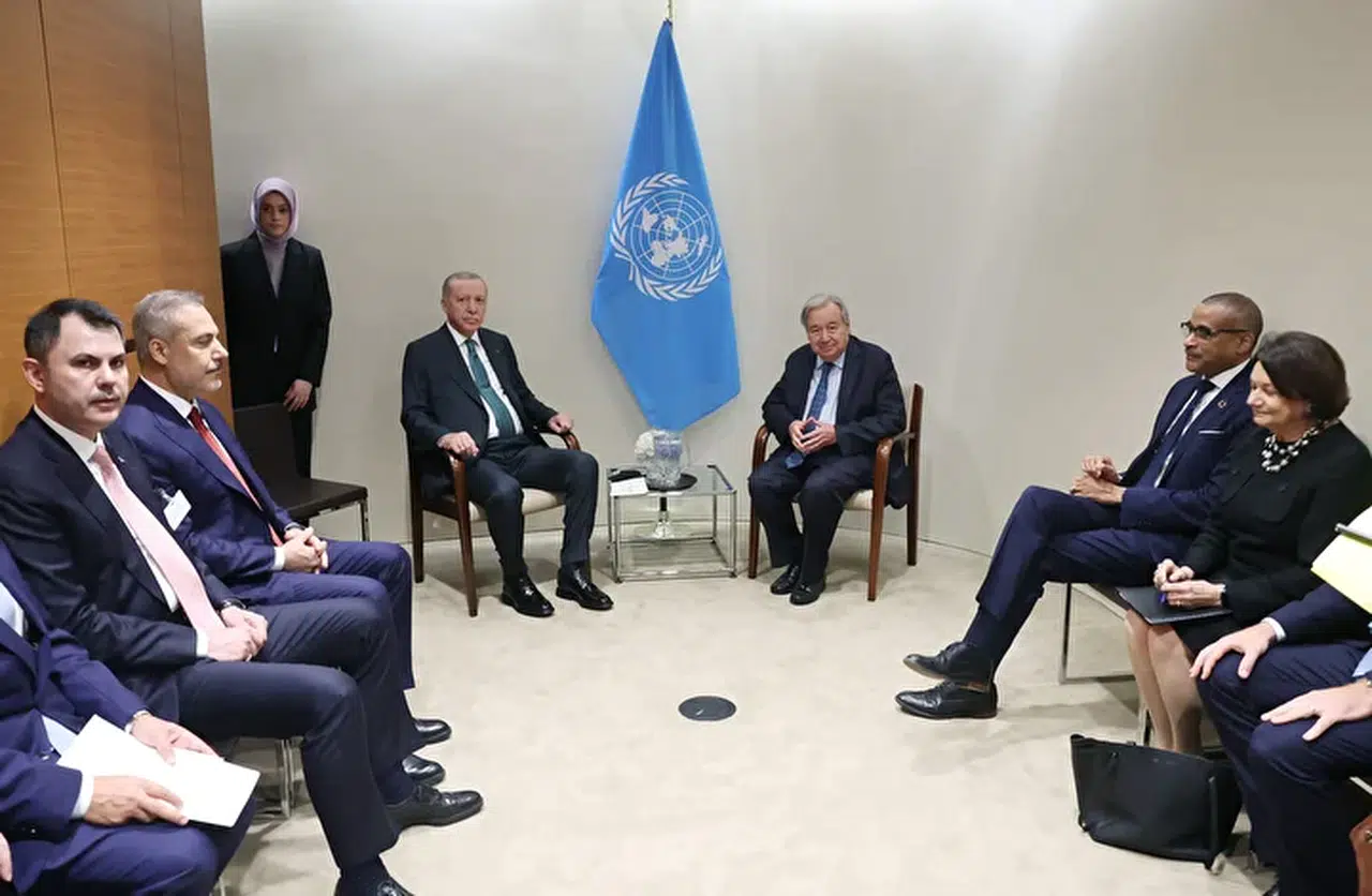 Cumhurbaşkanı Erdoğan’dan Guterres’e net mesaj: “İsrail’e baskı artırılmalı, Gazze’ye yardım engellenemez”