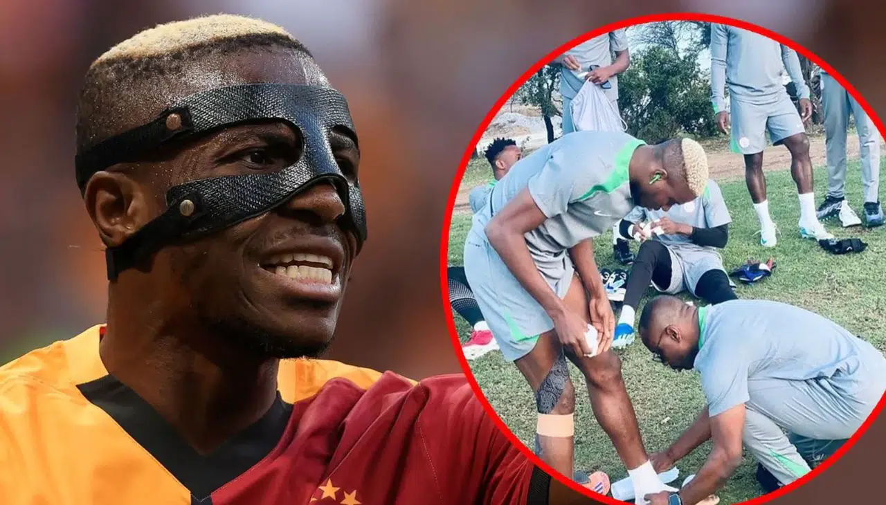 Victor Osimhen’in Milli Takım Kampından Gelen Görüntüsü Galatasaraylıları Endişelendirdi