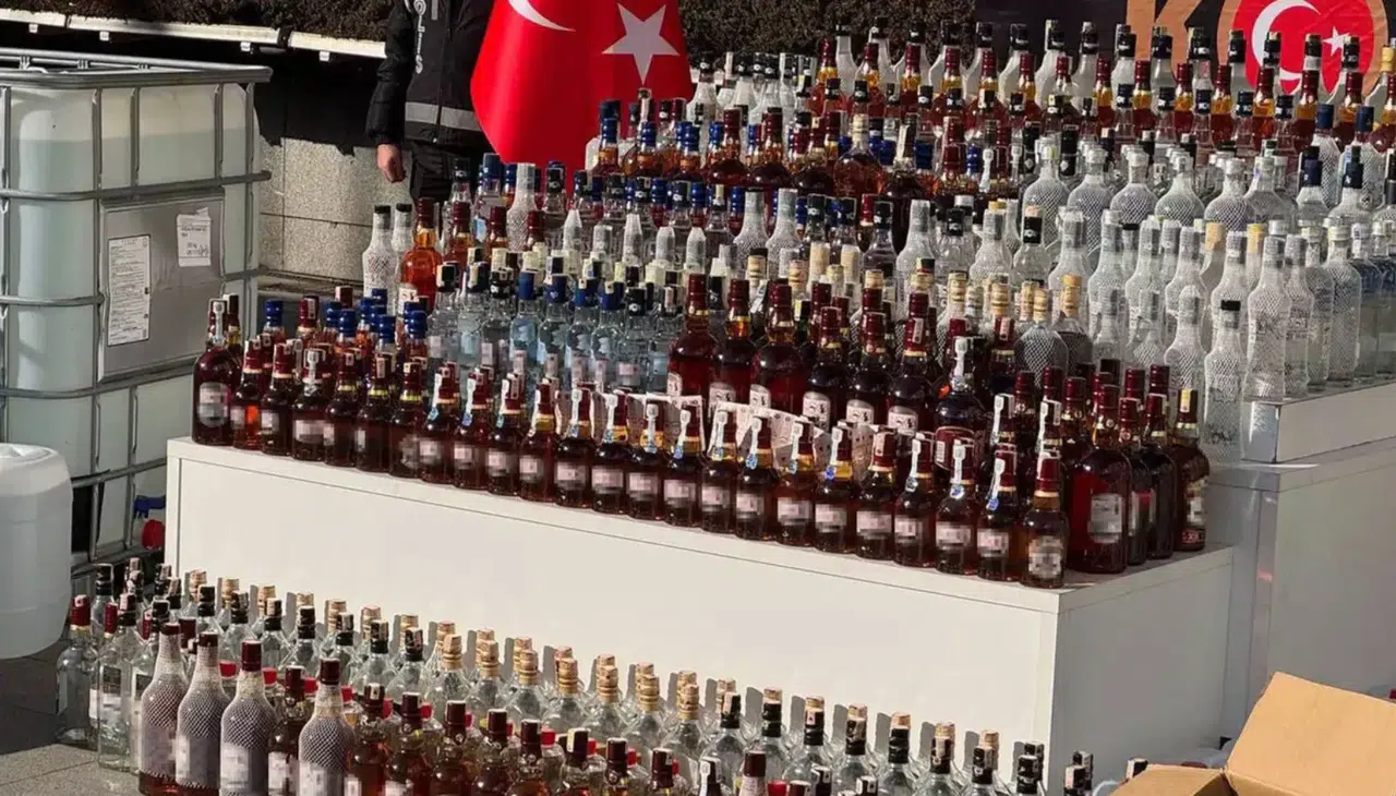 81 İlde Kaçak Alkol Operasyonu