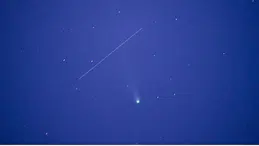 Van Semalarında Büyüleyici Görüntü: Lemmon Kuyruklu Yıldızı Göz Kamaştırdı