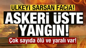 Kanada Wainwright Üssü'nde Yangın Felaketi