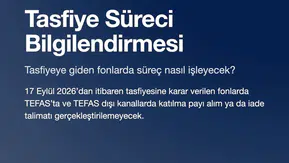 Fon tasfiyesi sürecine ilişkin gelişmeler