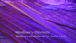 Windows Uyarısını Kaldırmanın Yolları
