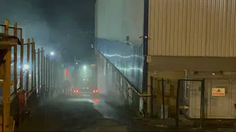 Kocaeli Gebze’de Plastik-Kauçuk Fabrikasında Konteyner Yangını Paniğe Yol Açtı