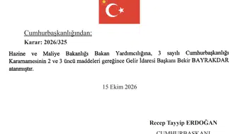 Yeni Bakan Yardımcısı Bekir Bayrakdar'ın Geçmişi