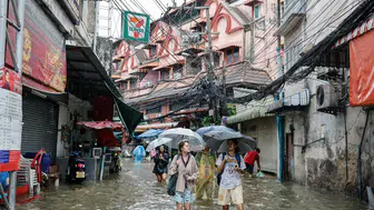 Bangkok'ta Sağanak Yağışların Sonuçları
