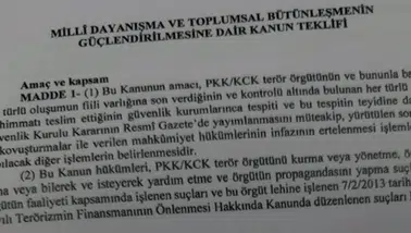 Çerçeve yasa komisyondan geçti