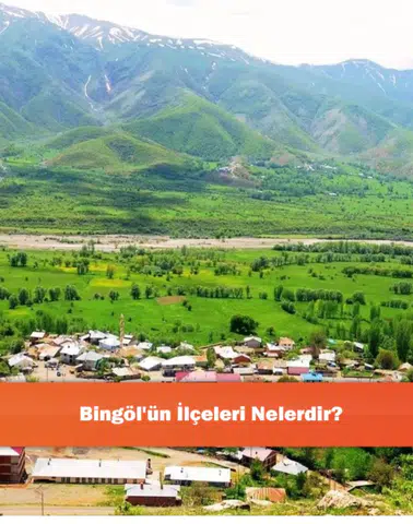 Bingöl'ün İlçeleri Nelerdir?