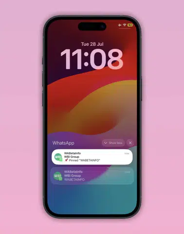 WhatsApp, iOS İçin Sabitlenen Mesaj Bildirimlerini Getirdi