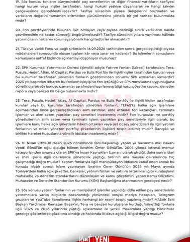 SPK Tasfiye Edilen Fonlar İçin Yatırımcı Sayısını Duyurdu