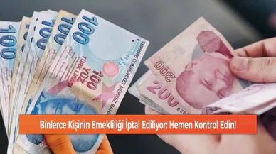 Emekli Aylıkları İnce Altına Alındı