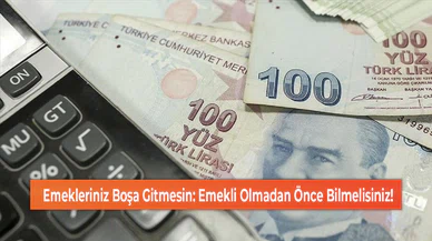 Emekleriniz Boşa Gitmesin: Emekli Olmadan Önce Bilmelisiniz!