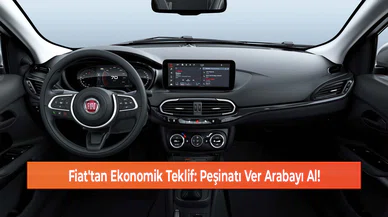 Fiat'tan Ekonomik Teklif: Peşinatı Ver Arabayı Al!