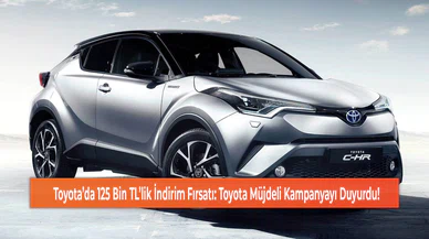 Toyota’da 125 Bin TL’lik İndirim Fırsatı: Toyota Müjdeli Kampanyayı Duyurdu!