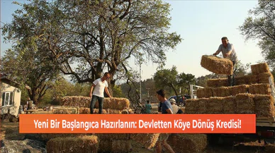 Yeni Bir Başlangıca Hazırlanın: Devletten Köye Dönüş Kredisi!