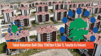 Taksit Rakamları Belli Oldu: TOKİ’den 11.364 TL Taksitle Ev İmkanı!