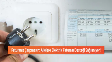 Faturanız Çarpmasın: Ailelere Elektrik Faturası Desteği Sağlanıyor!