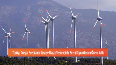 Türkiye Rüzgar Enerjisinde Zirveye Ulaştı: Yenilenebilir Enerji Kaynaklarının Önemi Arttı!