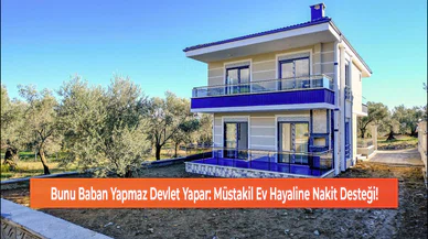 Bunu Baban Yapmaz Devlet Yapar: Müstakil Ev Hayaline Nakit Desteği!