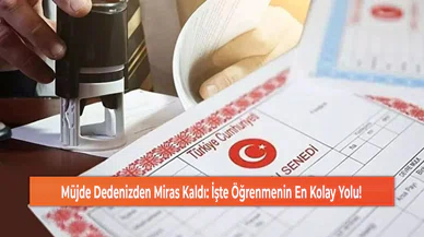 Müjde Dedenizden Miras Kaldı: İşte Öğrenmenin En Kolay Yolu!