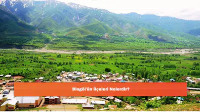 Bingöl'ün İlçeleri Nelerdir?