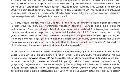 SPK Tasfiye Edilen Fonlar İçin Yatırımcı Sayısını Duyurdu
