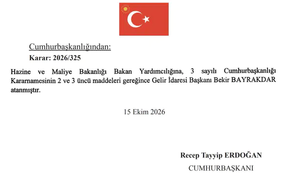 Yeni Bakan Yardımcısı Bekir Bayrakdar'ın Geçmişi