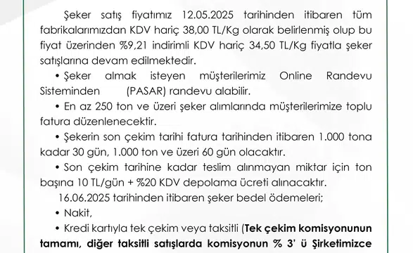 Türkşeker 182 İşçi Alacak! Başvuru Tarihleri Açıklandı