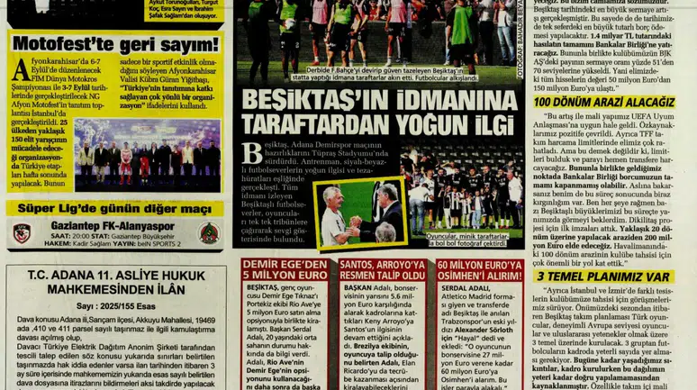 Futbol Dünyasında Heyecan Verici Gelişmeler: 5 Ocak 2026 Spor Manşetleri
