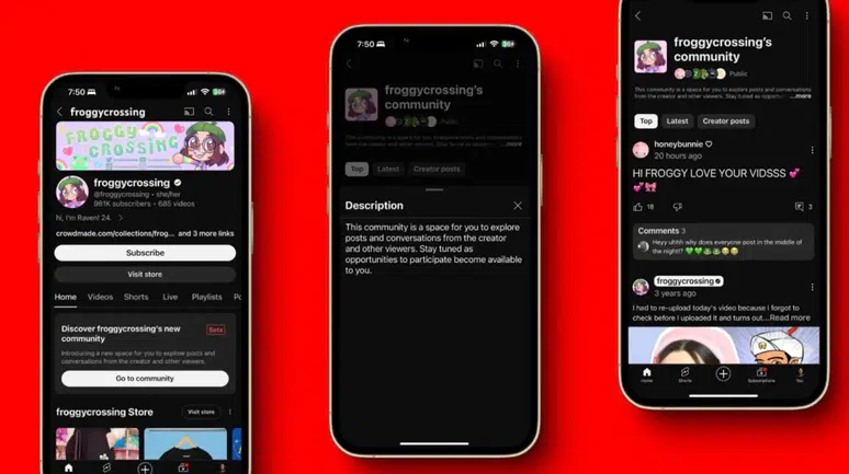 YouTube’da Büyük Dönüşüm: Topluluk Alanları ile Platform Sosyal Ağa Evriliyor
