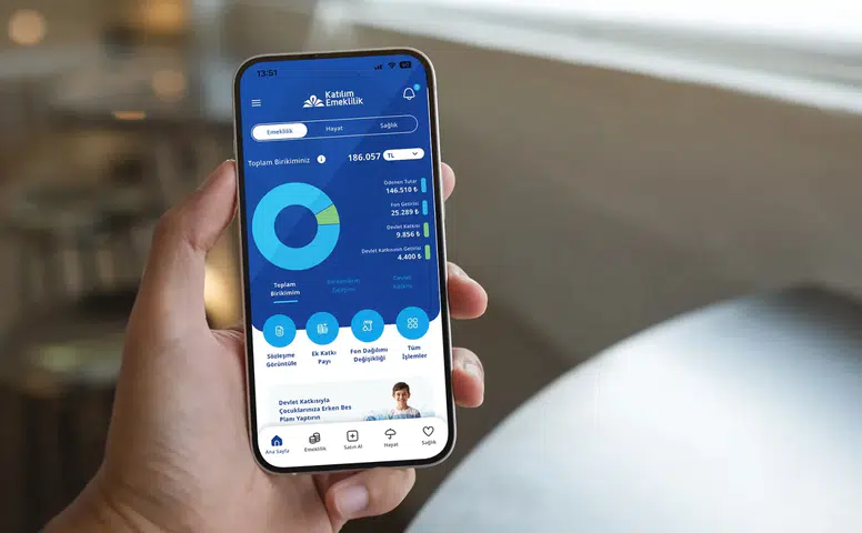 Katılım Emeklilik Mobil Uygulaması Yayında