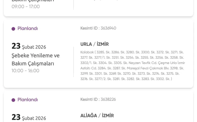 İzmir'deki Elektrik Kesintisine Dair Son Gelişmeler