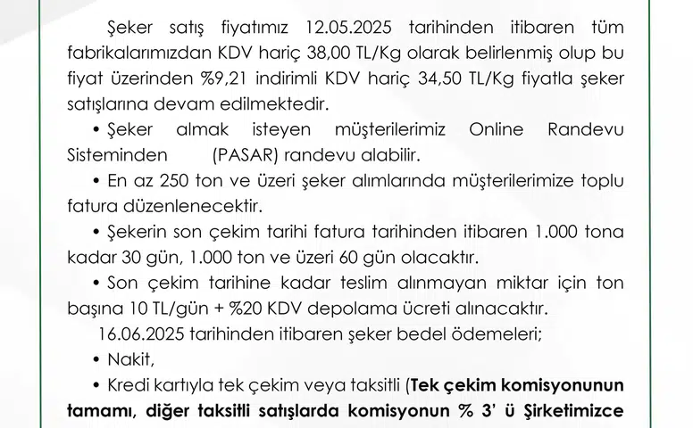 Türkşeker 182 İşçi Alacak! Başvuru Tarihleri Açıklandı